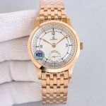 Omega 39mm 2824 Movement Sapphire Glass Rose Gold Stainless Steel Strap Men Watch